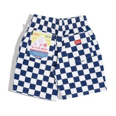 画像3: COOKMAN  Chef Short Pants Checker  (Navy) (3)