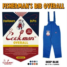 画像1: COOKMAN  Fisherman's Bib Overall (Deep Blue) (1)