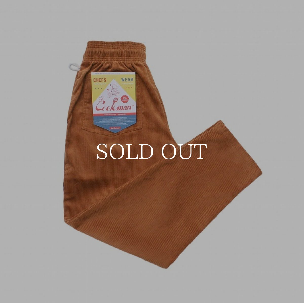 画像1: COOKMAN  Chef Pants Corduroy (Brown) (1)