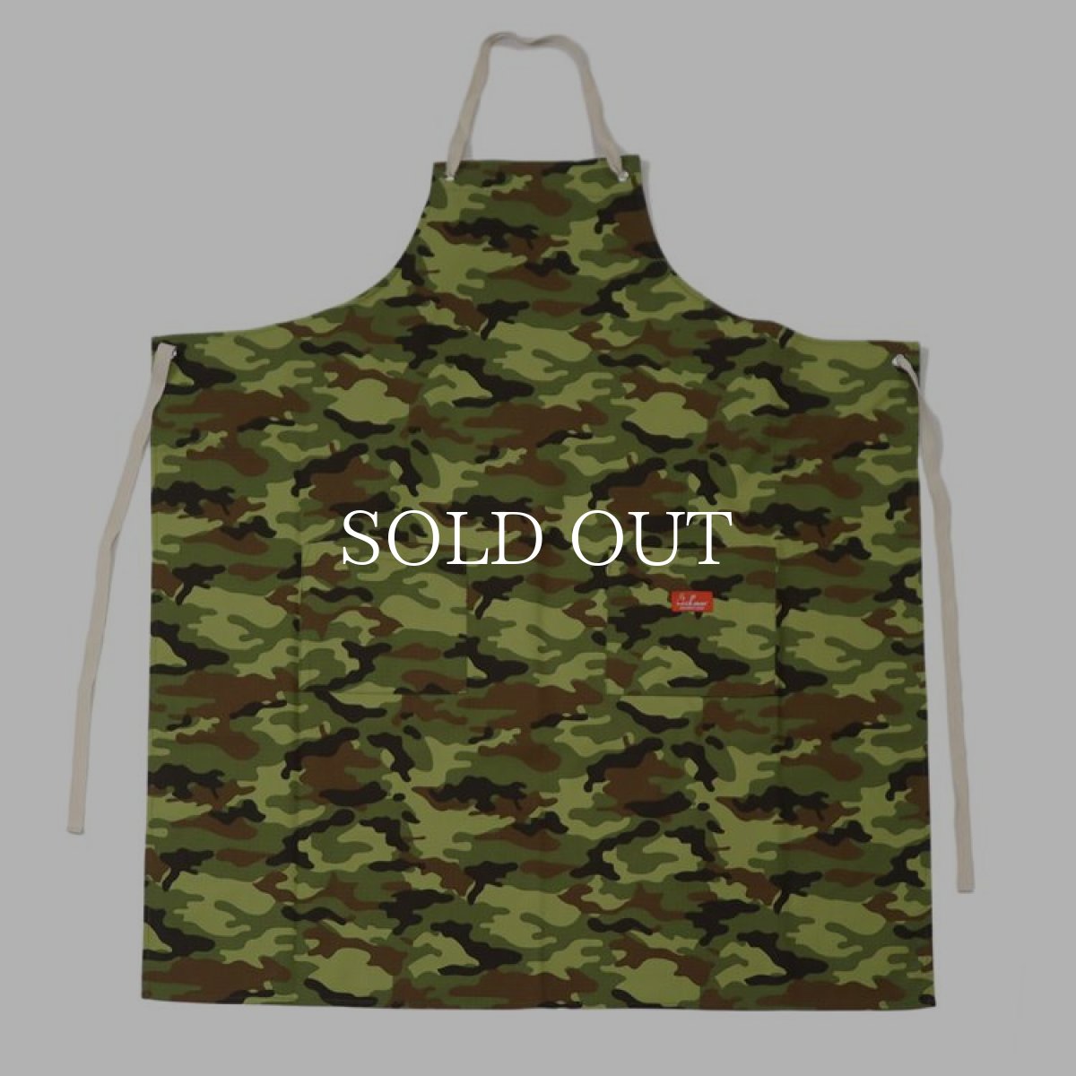 画像1: COOKMAN  Long Apron Ripstop Camo Green Woodland (Green) (1)