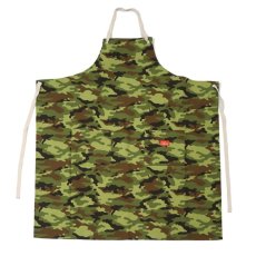 画像1: COOKMAN  Long Apron Ripstop Camo Green Woodland (Green) (1)