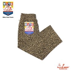 画像2: COOKMAN  Wide Chef Pants Leopard (Beige) (2)