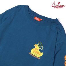 画像4: COOKMAN  ロングスリーブ Tシャツ Rubber Duck (Blue) (4)