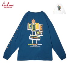 画像1: COOKMAN  ロングスリーブ Tシャツ Rubber Duck (Blue) (1)