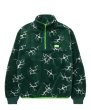 HUF QUAKE SHERPA 1/4 ZIP (FOREST GREEN) FL00185FA22 公式通販