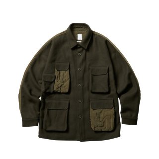 Liberaiders QUILTED UTILITY SHIRT JACKET (GRAY) 761012203 公式通販