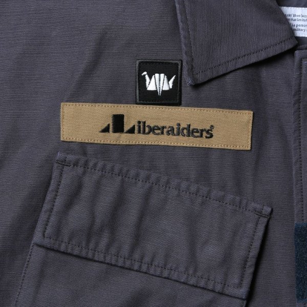 Liberaiders GARMENTDYED TACTICAL JACKET (CHARCOAL) 760122203 公式通販