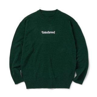 INTERBREED Archive Logo Knit (Royal) IB22AW-18 公式通販