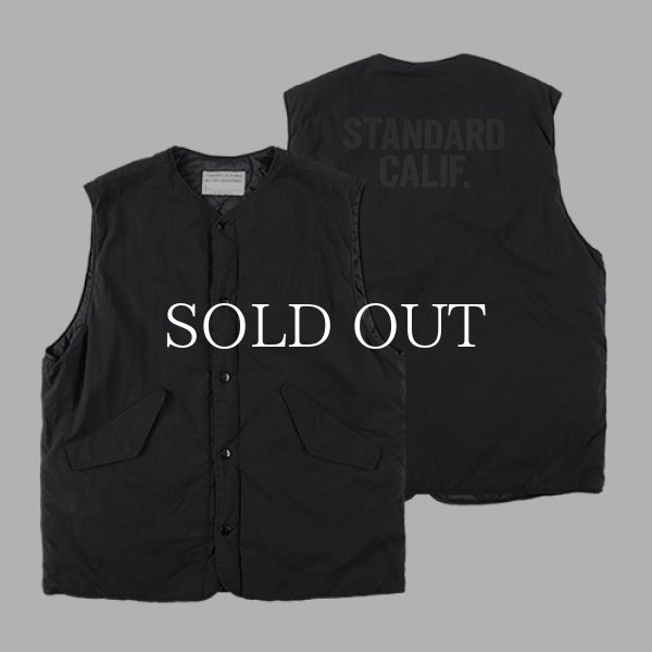 STANDARD CALIFORNIA SD Reversible Army Vest (Black) OUNLE290 公式通販
