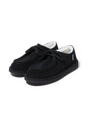 画像1: RADIALL  GOURD - BOA MOC SHOES (Black) (1)