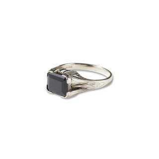 CALEE Cut stone silver ring -black cubic- (Gold) CL-22AW018L&A-A 公式通販