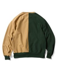 画像2: LFYT  2 TONE ARCH LOGO US COTTON CREWNECK (GREEN) (2)