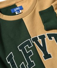 画像4: LFYT  2 TONE ARCH LOGO US COTTON CREWNECK (GREEN) (4)