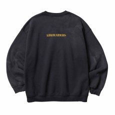 画像2: Liberaiders  VINTAGE WASH CREWNECK (BLACK) (2)