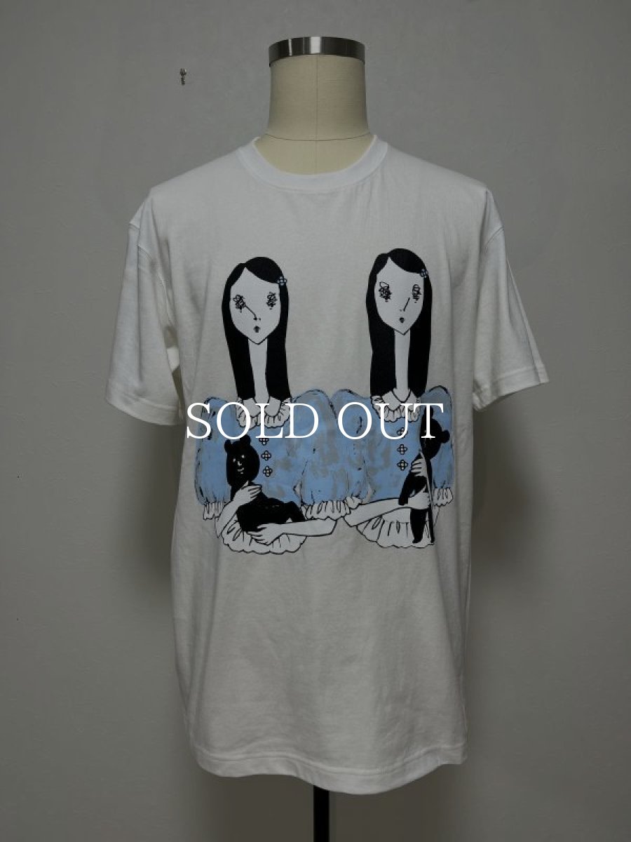 画像1: KIDILL  TEE - COLLABORATION WITH MAYA SHIBASAKI (WHITE) (1)