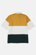 画像2: DIGAWEL  Rugby Stripe Polo Shirt (Mustard) (2)