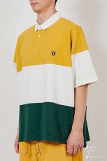 画像8: DIGAWEL  Rugby Stripe Polo Shirt (Mustard) (8)