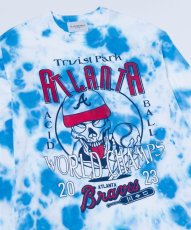 画像2: Black Weirdos  TieDye L/S Tee (Blue) (2)