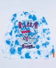 画像1: Black Weirdos  TieDye L/S Tee (Blue) (1)