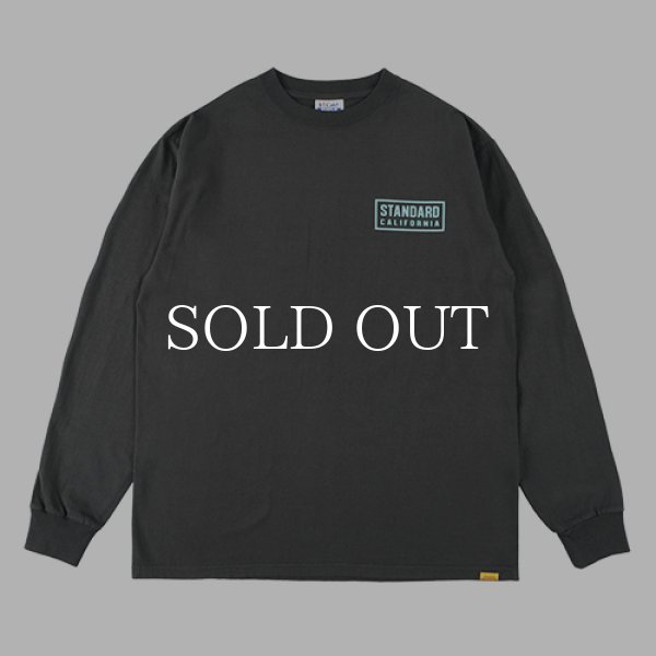 STANDARD CALIFORNIA SD Heavyweight Box Logo Long Sleeve T (Black