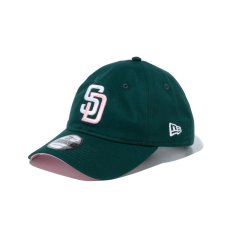 画像7: NEW ERA  9TWENTY MLB Pink Pack サンディエゴ・パドレス ダークグリーン ピンクアンダーバイザー (ダークグリーン) (7)