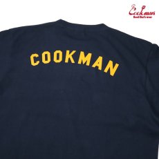 画像4: COOKMAN  Tシャツ Flock Team Logo (Navy) (4)