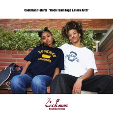 画像9: COOKMAN  Tシャツ Flock Team Logo (Navy) (9)