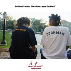 画像8: COOKMAN  Tシャツ Flock Team Logo (Navy) (8)