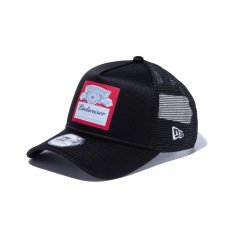 画像2: NEW ERA  9FORTY A-Frame トラッカー Budweiser バドワイザー ラベルロゴ (ブラック) (2)