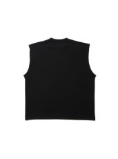 画像3: COOTIE   Inlay Sweat Cut Off Sleeve Tee (Black) (3)