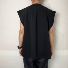 画像6: COOTIE   Inlay Sweat Cut Off Sleeve Tee (Black) (6)