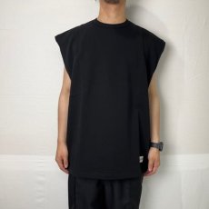 画像5: COOTIE   Inlay Sweat Cut Off Sleeve Tee (Black) (5)