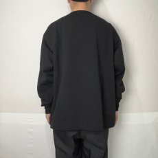 画像5: COOTIE   Inlay Sweat L/S Tee (Black) (5)