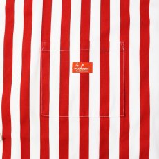 画像4: COOKMAN  Long Apron Wide stripe (Red) (4)