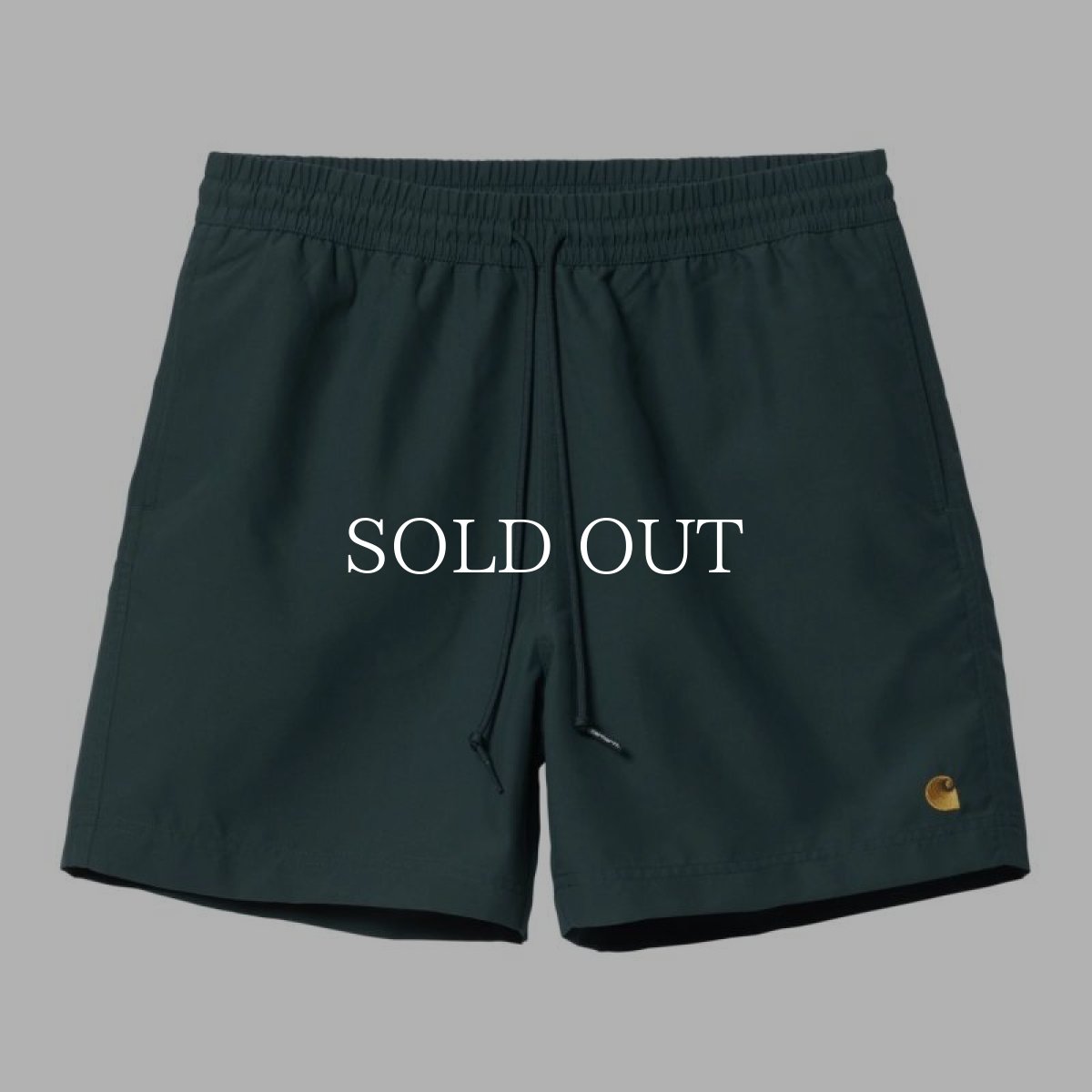 画像1: CARHARTT WIP  CHASE SWIM TRUNKS (Botanic / Gold) (1)