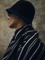 画像3: COOTIE   Knit Crusher Hat (Black×Navy) (3)