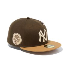 画像4: NEW ERA  59FIFTY MLB Doughnut ドーナツ クーパーズタウン ニューヨーク・ヤンキース ウォルナット ウィートバイザー (ウォルナット) (4)