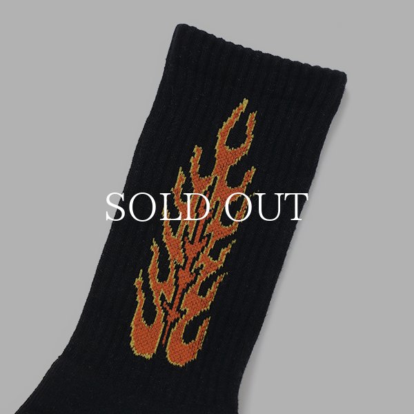 CHALLENGER FLAMES SOCKS (BLACK) CLG-AC 023-050 公式通販