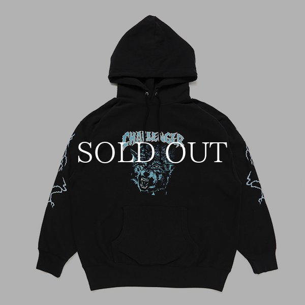 CHALLENGER THUNDER WOLF HOODIE (BLACK) CLG-SW 023-007 公式通販