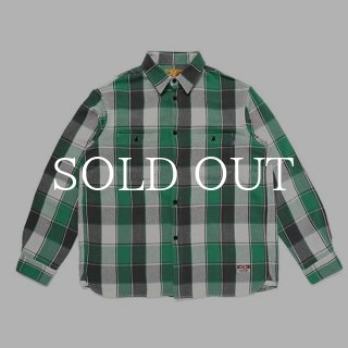 CHALLENGER L/S BIG CHECK SHIRT (BLUE) CLG-SH 023-009 公式通販