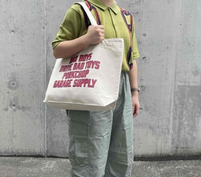 画像1: PORKCHOP GARAGE SUPPLY  TOTE BAG (NATURAL)