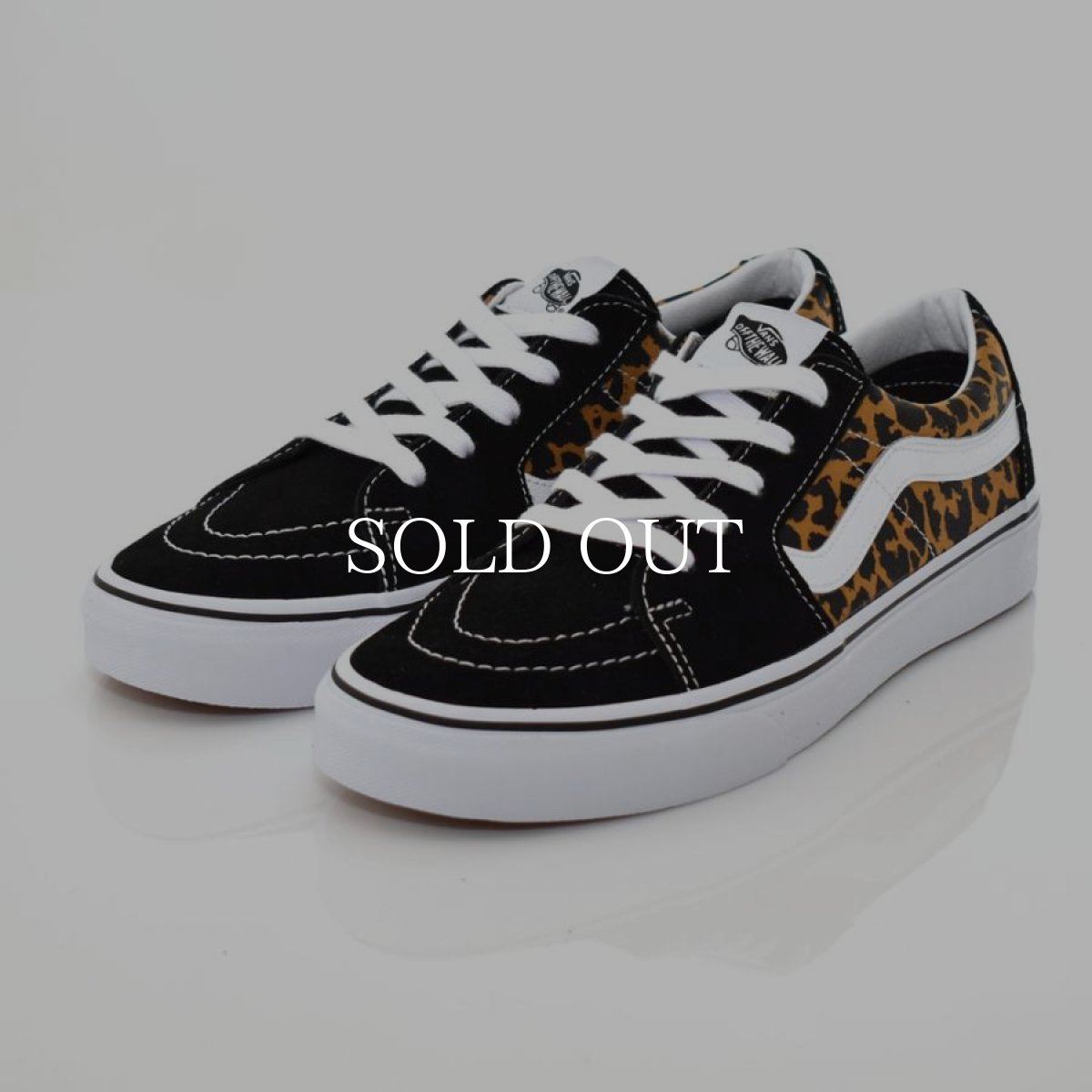 画像1: VANS  VANS Sk8-Low (Leopard Black/True White) (1)