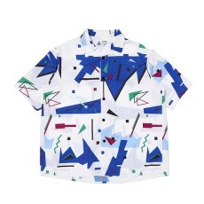 画像1: CHALLENGER  S/S 80'S PRINTED SHIRT (WHITE) (1)