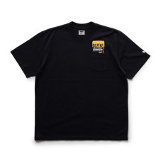 画像1: RATS  COLOR TAG TEE (BLACK) (1)