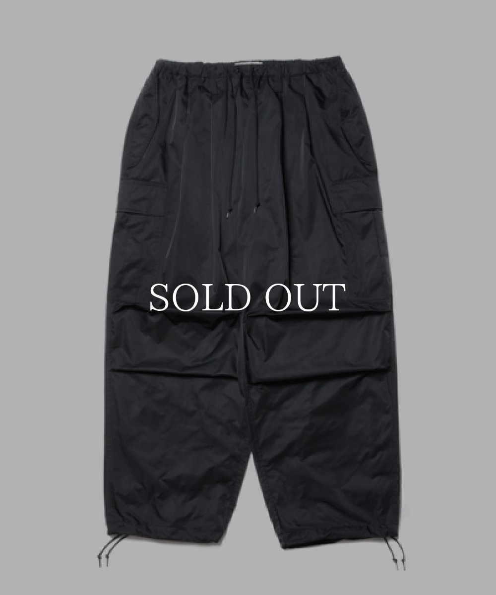 画像1: COOTIE   Memory Polyester Twill Error Fit Cargo Easy Pants (Black) (1)