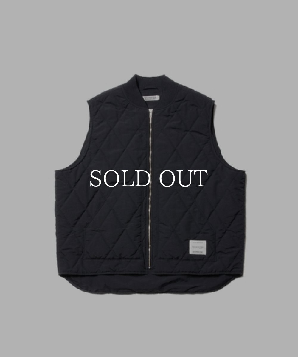 画像1: COOTIE   Nylon Quilting Work Vest (Black×Black) (1)