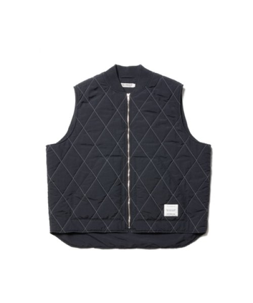 COOTIE Nylon Quilting Work Vest (Black×White) CTE-23A210 公式通販