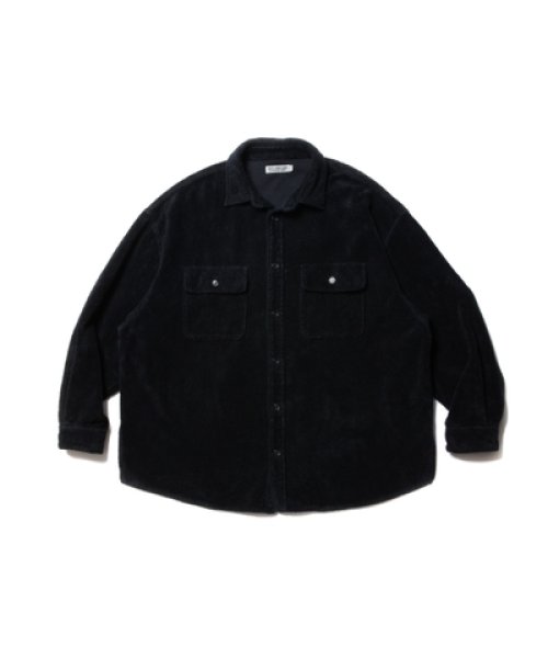 COOTIE Garment Dyed Cotton Boa Error Fit CPO Jacket (Black) CTE