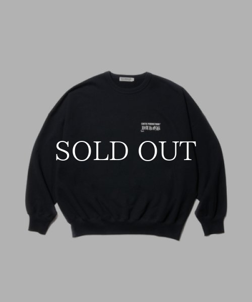 COOTIE Open End Yarn Sweat Crew (JESUS) (Black) CTE-23A317 公式通販