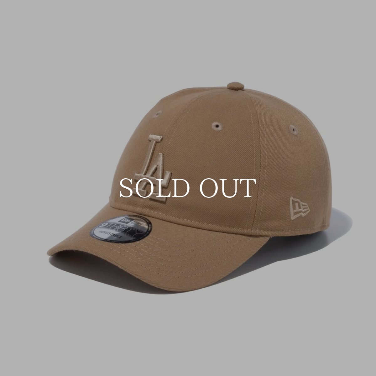 画像1: NEW ERA  9THIRTY MLB Tonal Logo ロサンゼルス・ドジャース カーキ (カーキ) (1)